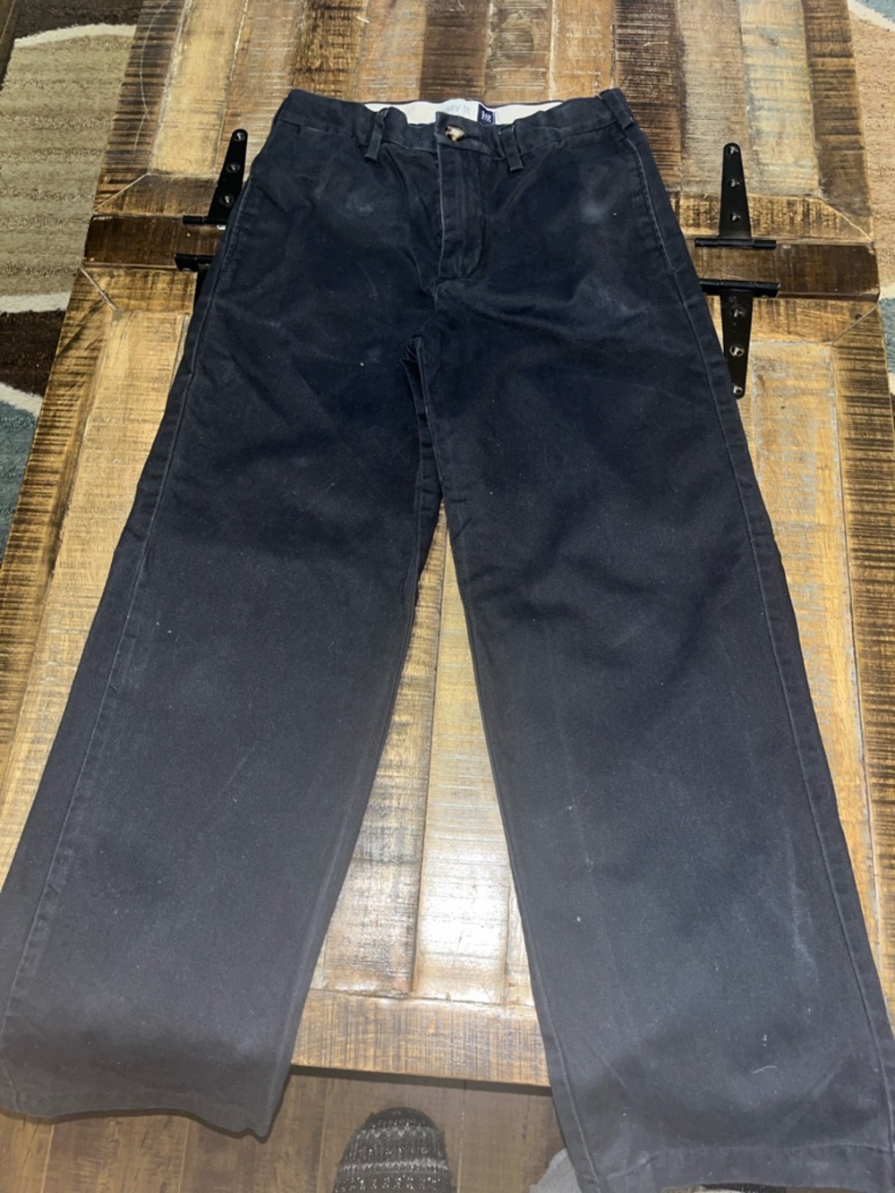 GAP Kid’s Black Straight-Leg Chinos